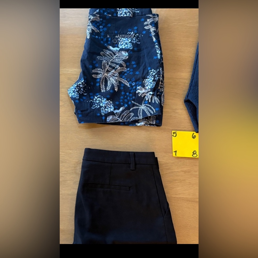 Banana Republic shorts, all with 5” inseams, size 4
